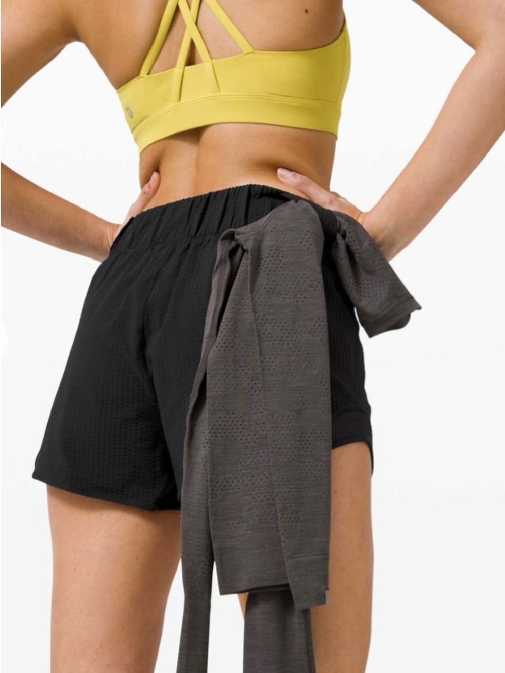 Lululemon Hotty Hot Hi Rise Shorts Sz 4 Tall - Picture 4 of 10